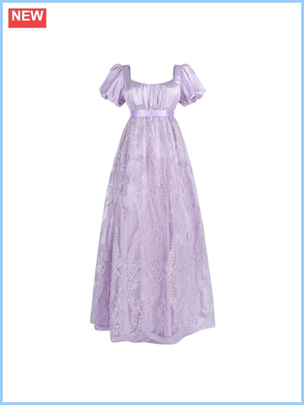Regency Era Gown Empire Waist Victorian Tea Party Dress Costume
